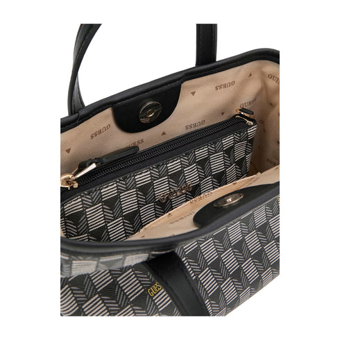 Guess Borsa a mano Borsa Donna mini G Wave stampata Nero P25 - GUESSHWJT934475 - BLO - UNI - Francavilla Moda